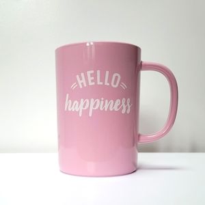 HELLO HAPPINESS Pink Coffee Mug by Threshold